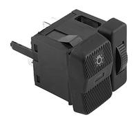 EIMSOAH EIMSOAH Interrupteur de Phare de Voiture de Rechange 357941531, Interrupteur Noir ABS Durable pour un Contrôle Précis de L'éclairage pour les Installateurs de Bricolage