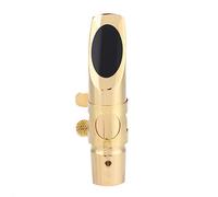 EIMSOAH Embouchure de Saxophone Alto en Mib avec Ouverture de Pointe 8C | Embouchure de saxophone en laiton avec capuchon et coussinets, pour jouer du jazz, sensation confortable, convient au