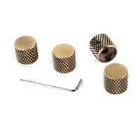 EIMSOAH Ensemble de Boutons de Guitare en Métal, 4 Boutons à Dessus Plat | Bouton de contrôle de tonalité de Volume, Design de fleur Vintage, métal robuste, installation facile, pour guitare