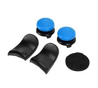 EIMSOAH Ensemble de Capuchons de Poignée Antidérapants pour Manette 5 en 1 pour Réduire la Fatigue du Poignet et du Pouce, Accessoires D'extension de Joystick pour Joueurs (Bleu)
