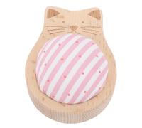 EIMSOAH Ensemble D'épingles à Coudre Droites en Strass et Tête de Chat, avec Boîte de Rangement en Plastique, pour Projets de Courtepointe et D'artisanat, 80 Pièces