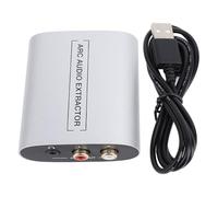 EIMSOAH Extracteur de Son ARC, Convertisseur 1.4 avec Fonction CEC, Ports Jack LR AV 3,5 Mm, Sortie Stéréo Analogique, pour Amplificateur de Haut-parleur HDTV