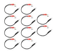 EIMSOAH Fever Lot de 10 Câbles Adaptateur 2 en 1 3,5 Mm Mâle vers Double Mâle, Connecteurs à Code Couleur, Installation Simplifiée, pour Appareils Photo, Profitez de la Musique à Tout Moment, Métal et