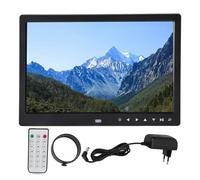 EIMSOAH Frame d'image Numérique, 12 Pouces USB HD Load Picon Vidéo de la Machine Publicitaire Multi-Fonctions du Téléphone, avec Haut-Parleur, pour la Maison (Bouchon UE)