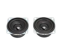 EIMSOAH Haut-Parleur Bluetooth, Basses Puissantes, Gamme Complète, pour Multimédia, 2 Pouces, 4Ω, 3W, Haute sensibilité, 2 Pièces, Noir