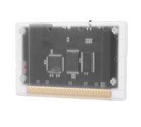 EIMSOAH Jeu 4000 en 1 pour Mega Drive, Carte de Jeu Rétro avec Carte Mémoire de 8 Go, Adaptée aux Consoles Originales MD1 MD2 MD3 CD X 32X et Système Maître (Blanc transparent)