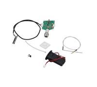 EIMSOAH Kit de Micro Piézo-électrique pour Guitare, Système de Préampli | Système de micro pour guitare acoustique, préampli sans soudure pour trou sonore, contrôle du volume et de la tonalité