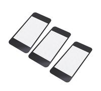 EIMSOAH Kit de Réparation de Lentille D'écran Supérieur de Console de Jeu en Résine 2DS XL, Couvercle de Remplacement avec Adhésif pour Installation Professionnelle (Noir)