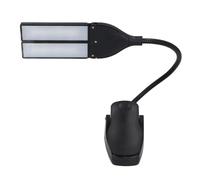 EIMSOAH Lampe de Pupitre Pliable, Compacte et Portable, LED Professionnelle, 3 Clips Super Lumineux, Lampe de Piano, pour Piano à Queue et Lecture de Livres