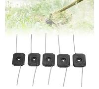 EIMSOAH Lot de 5 Têtes de en Acier, Tête de Désherbage, Tête de -Fil de Rechange, Tête de -Bordure de 150 Mm, Accessoires D'outils de Jardin pour Un Entretien Facile du
