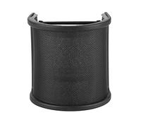 EIMSOAH Microphone de Studio D'enregistrement avec Filtre Anti-Pop pour MK-F200TL BM-800, Belle Hotte de Salive Pratique en Maille de Fer pour Salle de Contrôle de Studio D'enregistrement Personnel,