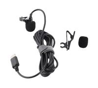 EIMSOAH Microphone Lavalier, Micro de Revers Câblé USB Type C, Microphone à Revers pour Smartphone, pour Interview Smartphone Enregistrer Vidéo en Ligne Jeu de Classe en Direct Streaming