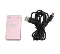 EIMSOAH Microphone USB, Distance de Captage, Son Omnidirectionnel à 360 Degrés avec Traitement du Signal Numérique à Suppression du Bruit AI, pour L'enregistrement en Direct des (Or Rose)