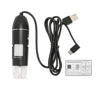 EIMSOAH Microscope Numérique USB Type C 3 en 1 Grossissement 50X à 1600X Caméra Endoscopique 8 LED pour Téléphone Portable PC Ordinateur Portable Inspection PCB Peau Cheveux