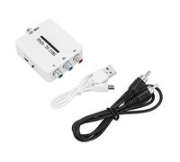 EIMSOAH Mini Convertisseur YPbPr vers CVBS avec Alimentation USB pour une Expérience Audiovisuelle de Haute qualité, Plug and Play, Matériau ABS