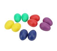 EIMSOAH Mini Secoueurs à œufs Musicaux, Jouet d'instrument de Percussion | Shakers à œufs en plastique colorés, jouet d\'entraînement au rythme pour l\'éducation précoce des enfants, Portable et