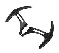 EIMSOAH Mise à Niveau de 2 Palettes de Changement de Vitesse pour 458 Italia Spider, Remplacement de Palette de Changement de Vitesse de Voiture Plus Grande pour les Pilotes de Course (Noir)