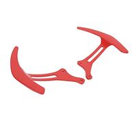 EIMSOAH Mise à Niveau de 2 Palettes de Changement de Vitesse pour 458 Italia Spider, Remplacement de Palette de Changement de Vitesse de Voiture Plus Grande pour les Pilotes de Course (Rouge)