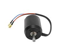 EIMSOAH Moteur sans Balais Haute Performance 6384 120 KV pour Scooter électrique, Arbre Stable, Faible Consommation D'énergie, pour Vélos électriques, Alliage D'aluminium + Caoutchouc, Noir