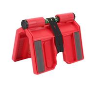 EIMSOAH Niveau de Poteau Magnétique Pliable de qualité Supérieure avec Boucle élastique, Conception Magnétique Forte pour Surfaces Métalliques pour Installation de Maçonnerie de Mâts de Drapeau