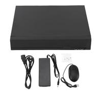 EIMSOAH NVR 4K 8 POE, Enregistreur Vidéo Réseau H.265+ Prenant en Charge la Résolution 4K 3MP 5MP 4MP, avec Alertes par E-Mail de Détection de Mouvement, Sauvegarde USB, pour Les (Prise UE)