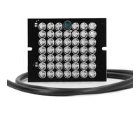 EIMSOAH Panneau de Lampe de Caméra Infrarouge 940 Nm, Lumière Auxiliaire à Détection Automatique de 48 LED, Panneau Lumineux de Vidéosurveillance, pour Caméra de sécurité CCTV DC12 V