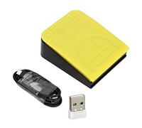 EIMSOAH Pédale de Commutation à Pied Unique, Commande de Clavier et de Souris Programmable avec 3 Modes de Connexion sans Fil BT 2 4G USB Filaire, pour la Transcription de Photobo