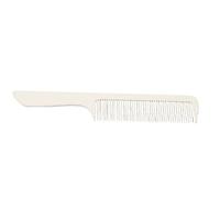 EIMSOAH Peigne de Tondeuse à Dessus Plat, Peigne de Coupe de Cheveux Efficace pour Hommes et Femmes, de Barbier Antistatique pour un Matériau de Coiffage Lisse Noir 1 Pièce (Blanche)