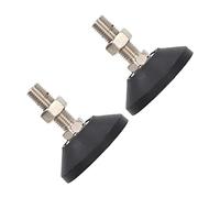 EIMSOAH Pieds de Nivellement de Filetage, Niveleur de Meubles Antidérapants Robustes et Réglables pour Le Bureau et la Maison, Ensemble de 2 Pièces