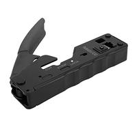 EIMSOAH Pince à Dénuder Polyvalente pour Cat-5 Cat-6-7, Sertissage de Diverses Têtes de, Poignée Mate Antidérapante, Adaptée aux Projets de Bricolage, 1 X Pince à Sertir Réseau (Noir)