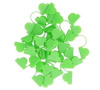 EIMSOAH Pince de Serre Fixe à Double Tête, 100 Pièces, Clamp/Holder en Plastique Robuste pour la Construction de Serre et les Panneaux D'ombrage (Vert clair)