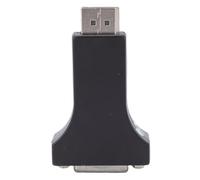 EIMSOAH Port D'affichage Haute Vitesse vers Adaptateur DVI Mécanisme de Verrouillage Prise en Charge de la Résolution 1080p Prise à Chaud Pratique pour la Présentation du Travail Matériau ABS