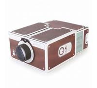 EIMSOAH Projecteur portable pour smartphone 2.0, DIY Home Cinéma Projecteur Portable avec grossissement 8x pour Android et iPhone