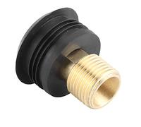 EIMSOAH Raccord de Connecteur D'eau, Bague d'étanchéité Anti-fuite, Installation Facile, Spud D'entrée D'urinoir pour une Utilisation Mondiale, Cuivre Pur + Caoutchouc