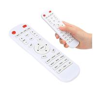 EIMSOAH Remplacement de la Télécommande du Projecteur, Portée Blanche de | Télécommande universelle pour lecteur multimédia, poignée ergonomique fine, coque ABS, boutons durables, récepteur DVD,