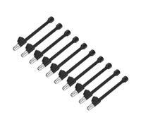 EIMSOAH Remplacement de Mandrin Pneumatique à Double Tête à Portée étendue de qualité, Gonfleur de Pneu à Flux D'air fermé pour Camion, Voiture, Moto, 6,6" de Longueur, 10 Ensembles de Raccords