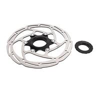 EIMSOAH Rotor de Frein à Disque pour Vélo, Centerlock, Acier, 160mm, pour Vélos de Montagne et Route