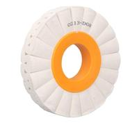 EIMSOAH Roue de Polissage de Polissage de 150mm OD 50mm ID 20mm D'épaisseur pour Meuleuse D'établi, Tampon de en Tissu de Coton, Outil à Haute efficacité