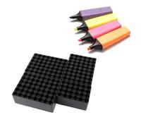 EIMSOAH Sac de Rangement pour Marqueurs, 168 Emplacements, étui Portable Polyvalent à Fermeture éclair avec Emballage Pratique pour Crayons Aquarelle, Stylos Gel, Marqueurs, Fourn