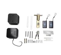 EIMSOAH Serrure de Porte à Empreintes Digitales, Entrée Intelligente sans clé, Déverrouillage Mécanique par Mot de Passe de Carte APP, pour Maison, Appartement, Bureau, Hôtel (Pour l'application)