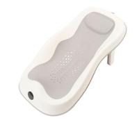 EIMSOAH Siège de Bain pour bébé Inclinable, avec Thermomètre, Support Propre de Rinçage Infantile Pliable, Construction Solide Anti-glissement, pour les Bébés