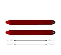 EIMSOAH Stylet 2pcs Stylet pour Les Enfants, Designs Mignons, Expérience de Tablette Améliorée, Matériau Abdos et Silicone, Conception de Poignée Ergonomique, Attachement de L'attache (Rouge)