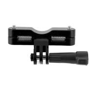 EIMSOAH Support de Caméra sur Rail de Selle de Vélo, Installation Rapide et Robuste pour Les Coureurs X4, Alliage D'aluminium Noir (Noir)