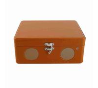 EIMSOAH Tourne-disque StéRéo Lecteur CD Rétro avec Haut-parleur StéRéo Télécommande 2000 MAh pour CD R VCD DVD MP3 WMA Batterie pour Salon