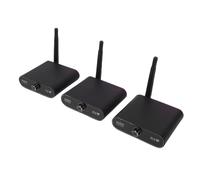 EIMSOAH Transmetteur de Son 2.4Ghz, Récepteur Mural Pénétrant, Transmission du Son HiFi pour Le Montage des Haut-parleurs