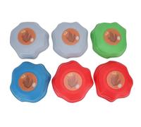 EIMSOAH Tremplins D'entraînement à L'équilibre Sensoriel pour Enfants, Musique Lumineuse Amusante, Jouet Antidérapant pour la Forme Physique, Paquet de 6 Pièces