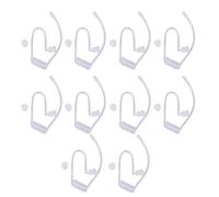 EIMSOAH Tube de Bobine Acoustique de Remplacement, 10 Pièces D'écouteurs Doux et Confortables en Gel Médical pour Radios Bidirectionnelles de Talkie-walkie, avec Audition dans Un