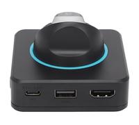 EIMSOAH TV Dock Station 5 en 1 USB Type C HD Interface Multimédia Station D'accueil Compacte pour OLED Lite, Adaptateur de Jeu Portable pour le Divertissement du Salon Familial