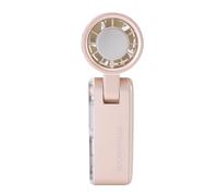 EIMSOAH Ventilateur de Refroidissement de Glace Portatif, Silencieux, Pliable, Rechargeable par USB, pour Chambre à Coucher, Intérieur et Extérieur, Alliage D'aluminium ABS, 6,69x2,32x2,13 Pouces