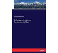 Ein Beitrag Zur Kenntniss Der Rubeanwasserstoffsäure